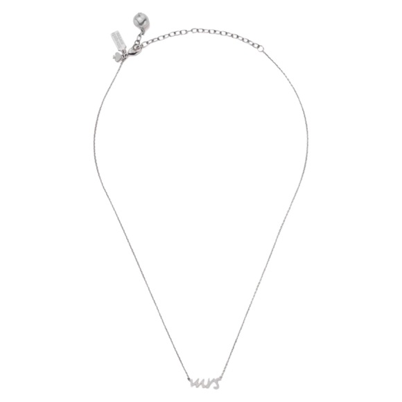 KATE SPADE • Silver Say Yes Mrs. Necklace - Picture 3 of 4